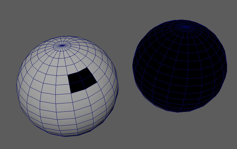 一部のポリゴンが黒くなるときの対処法 Maya初心者q A よくある疑問と解決方法 Cg学習